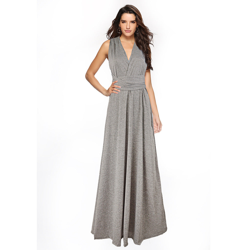 Women Multi Way Wrap Long Dress Bridesmaid Dress Evening Dress.