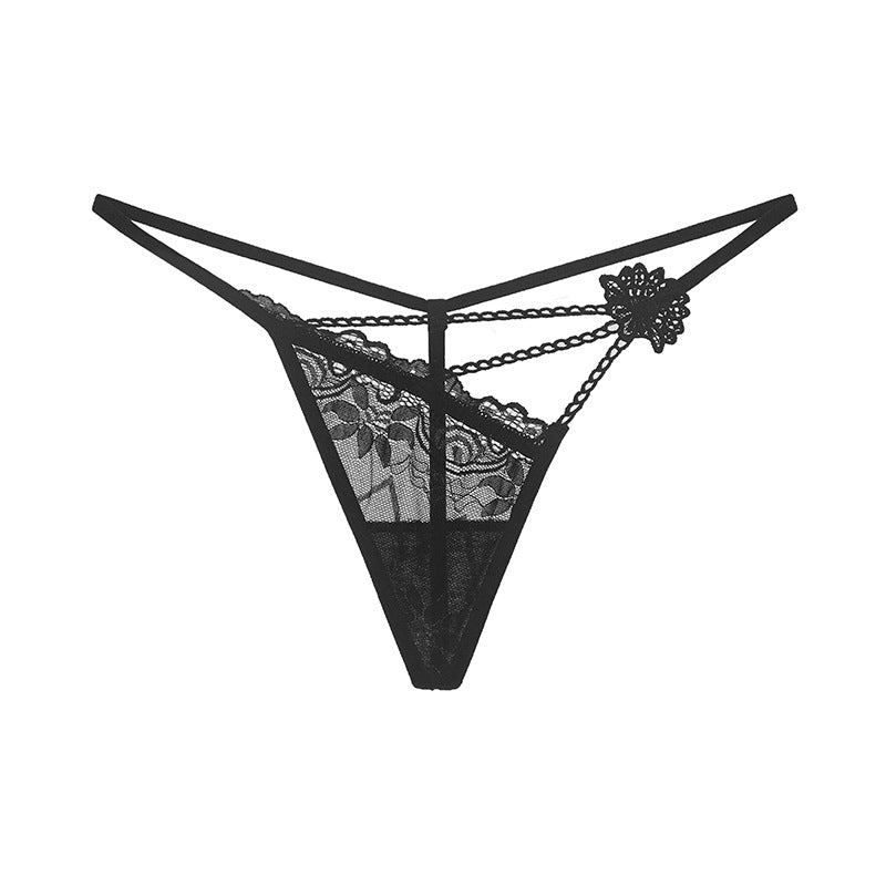 Women Sexy Floral Lace Thong - M I I X A S