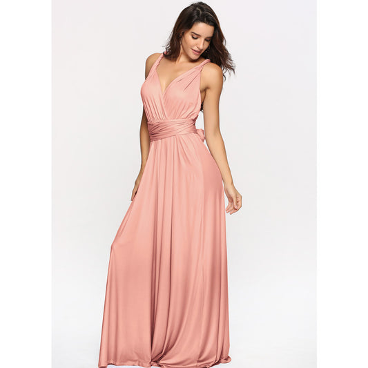 Women Multi Way Wrap Long Dress Bridesmaid Dress Evening Dress.