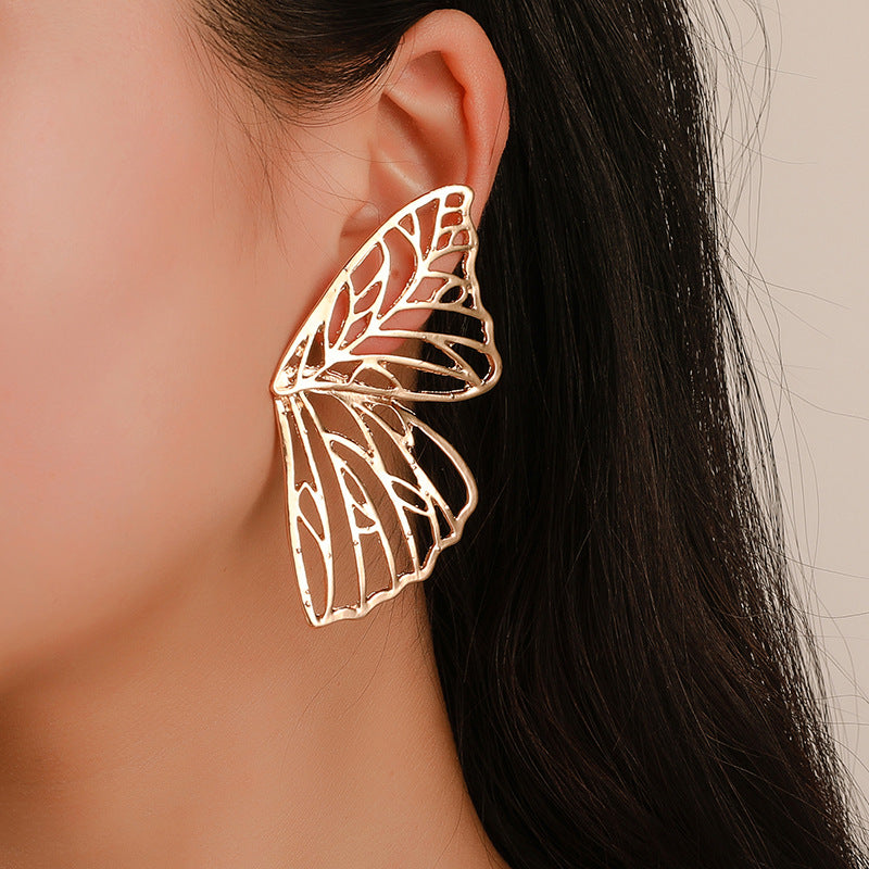 Butterfly Wings Decor Earrings