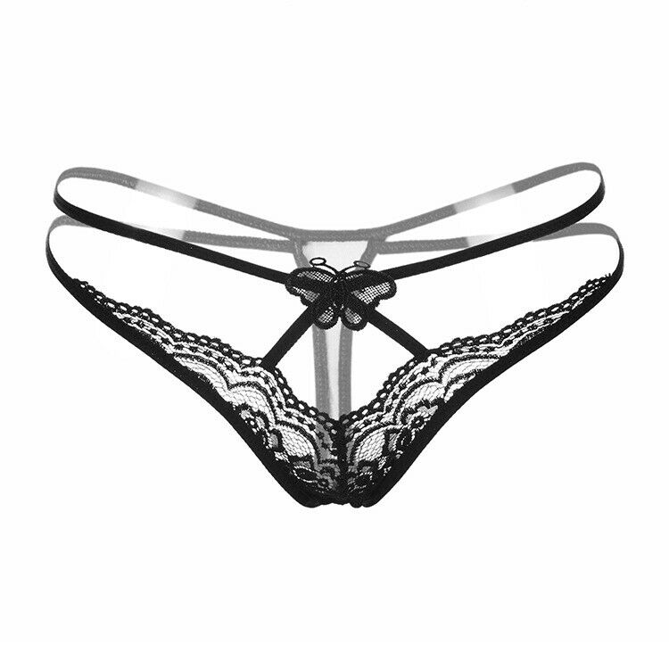 Women's Sexy Crotchless Lingerie Thong.