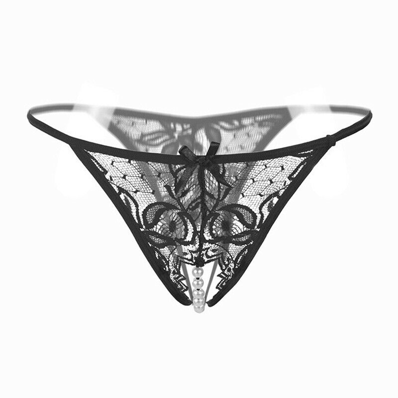 Women's Sexy Crotchless Lingerie Thong.