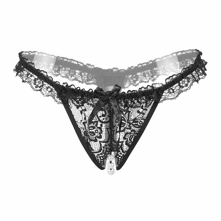 Women's Sexy Crotchless Lingerie Thong.