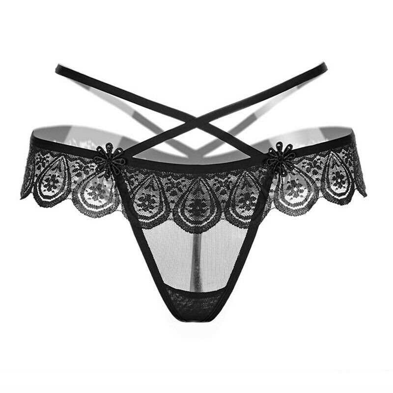 Women's Sexy Crotchless Lingerie Thong.