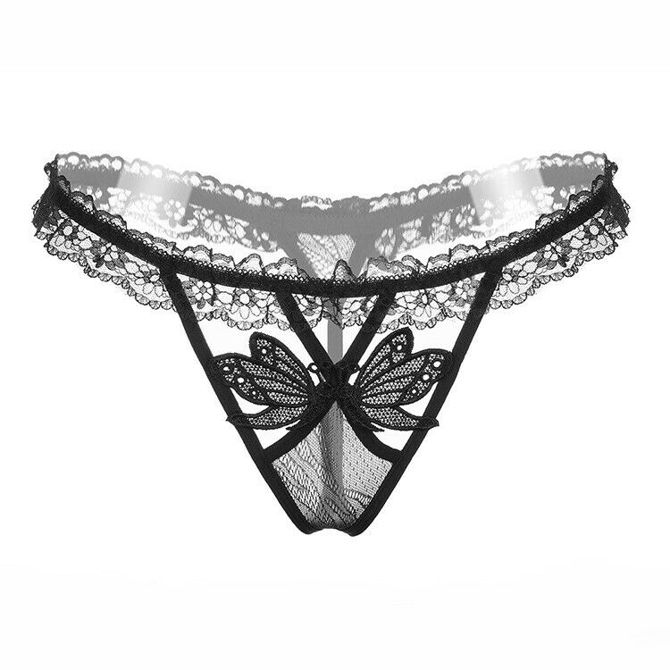 Women's Sexy Crotchless Lingerie Thong.