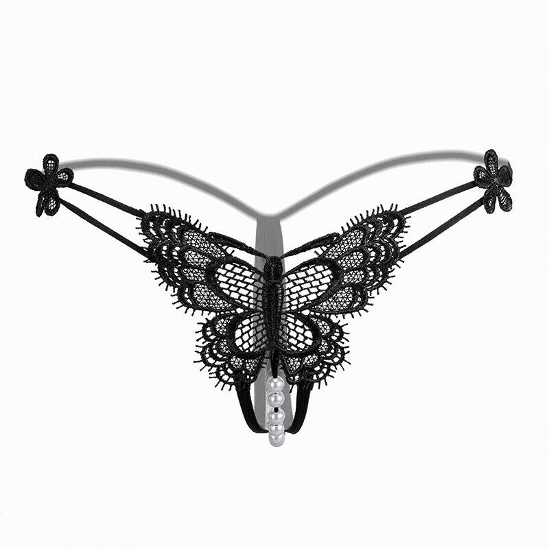 Women's Sexy Crotchless Lingerie Thong.