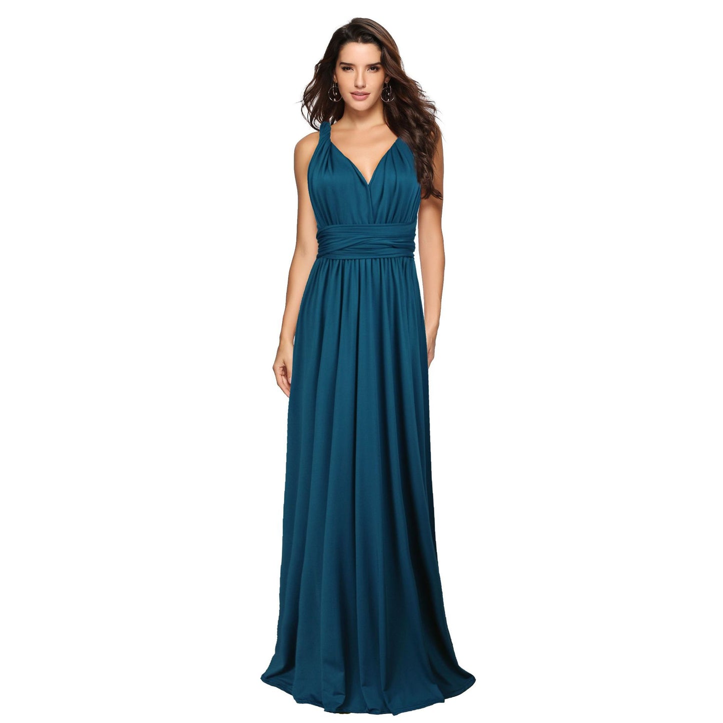 Women Multi Way Wrap Long Dress Bridesmaid Dress Evening Dress.