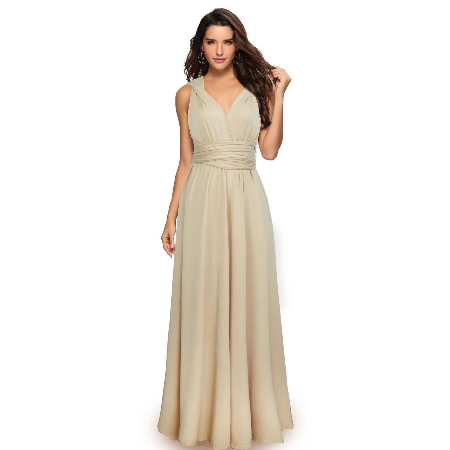 Women Multi Way Wrap Long Dress Bridesmaid Dress Evening Dress.