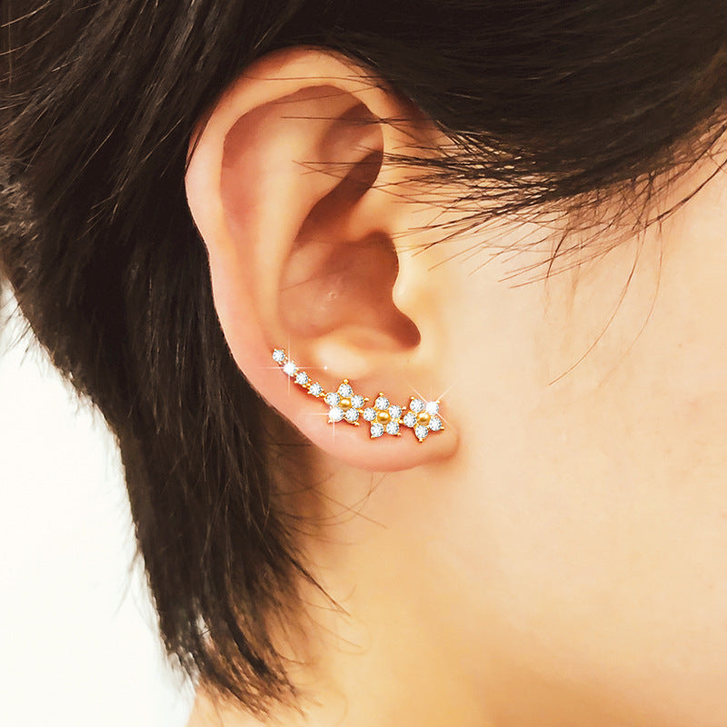 Rhinestone Stars Earrings