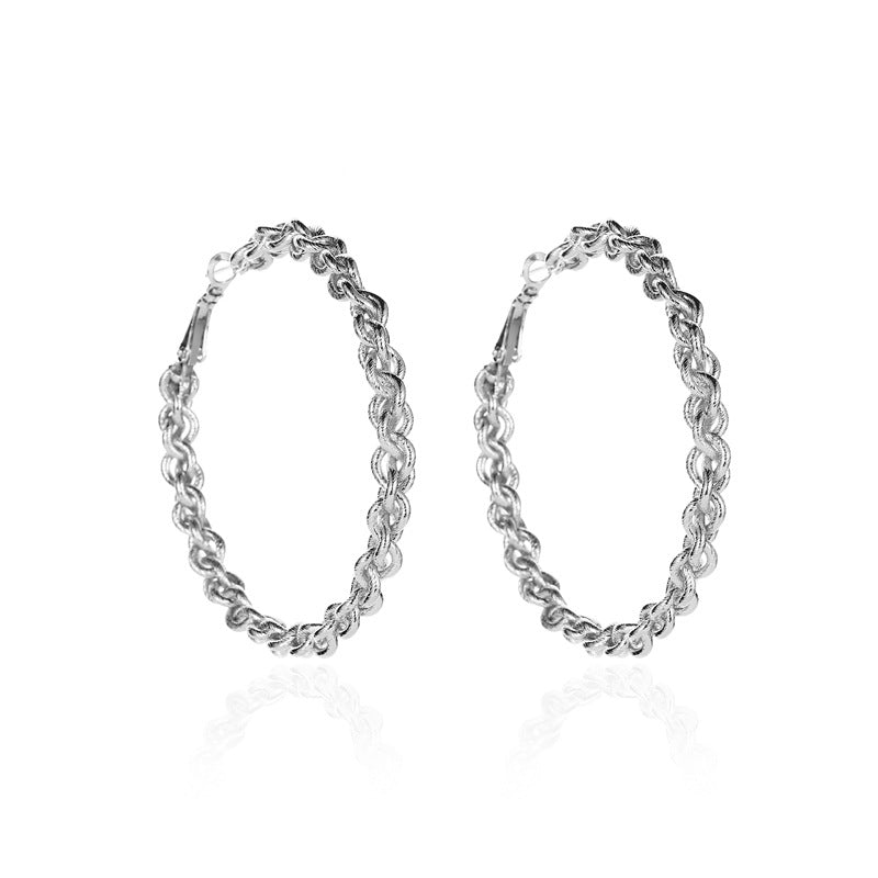 Round Chain Earrings