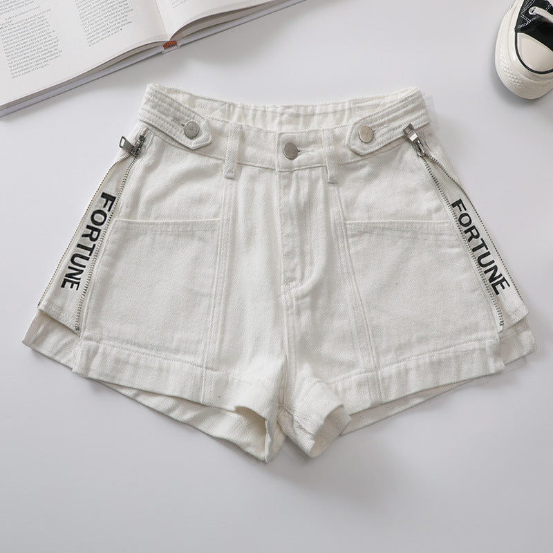 Women High Waist Short Jeans