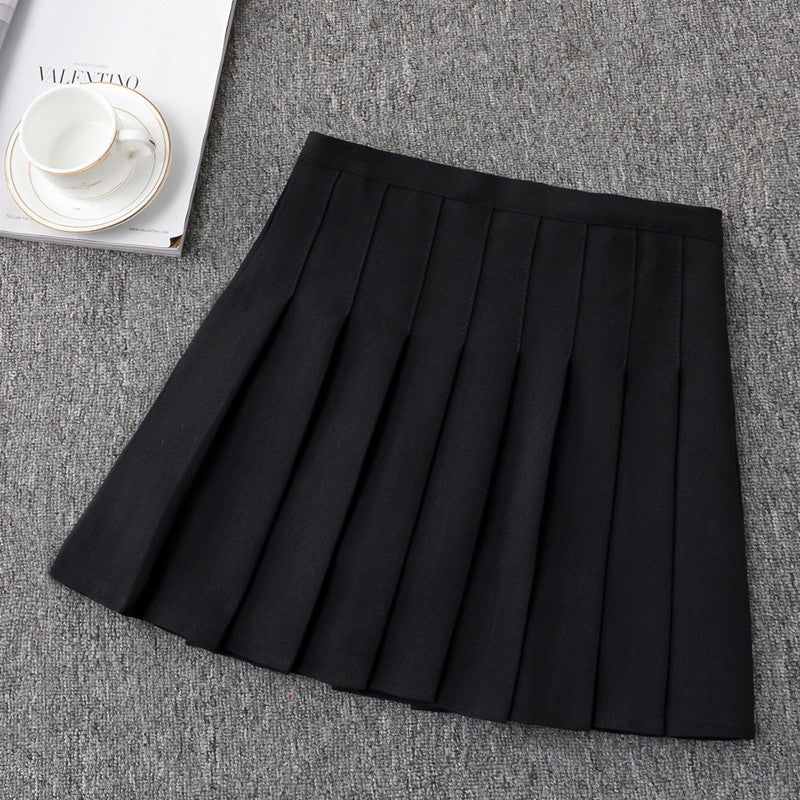 A-Line Folds Short Skirt - M I I X A S