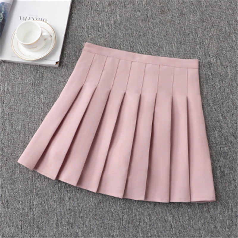 A-Line Folds Short Skirt - M I I X A S