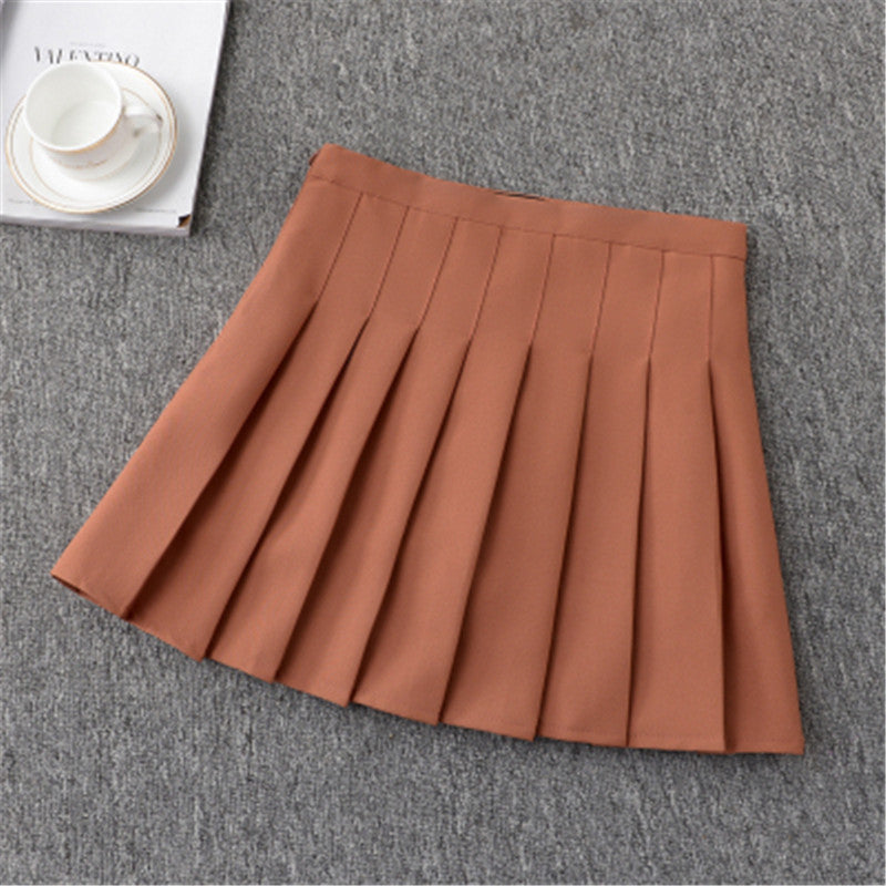 A-Line Folds Short Skirt - M I I X A S