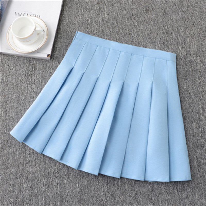 A-Line Folds Short Skirt - M I I X A S