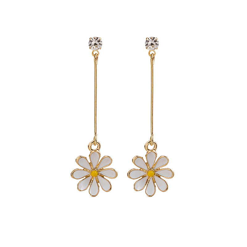 White Daisy Earrings/Clip-on Earrings