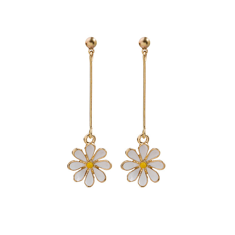 White Daisy Earrings/Clip-on Earrings