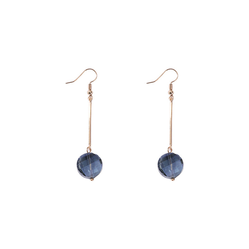 Blue Series Crystal Earrings/Clip-on Earrings