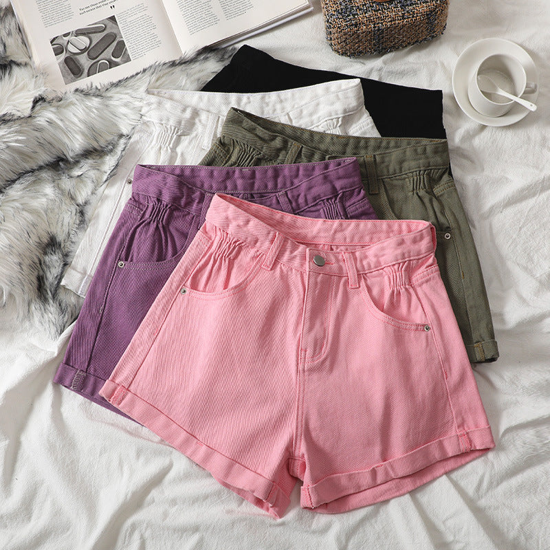 Plain Denim Shorts - M I I X A S