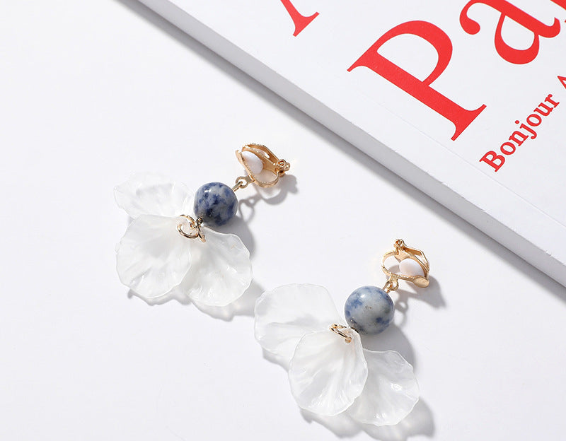 Blue Series Crystal Earrings/Clip-on Earrings