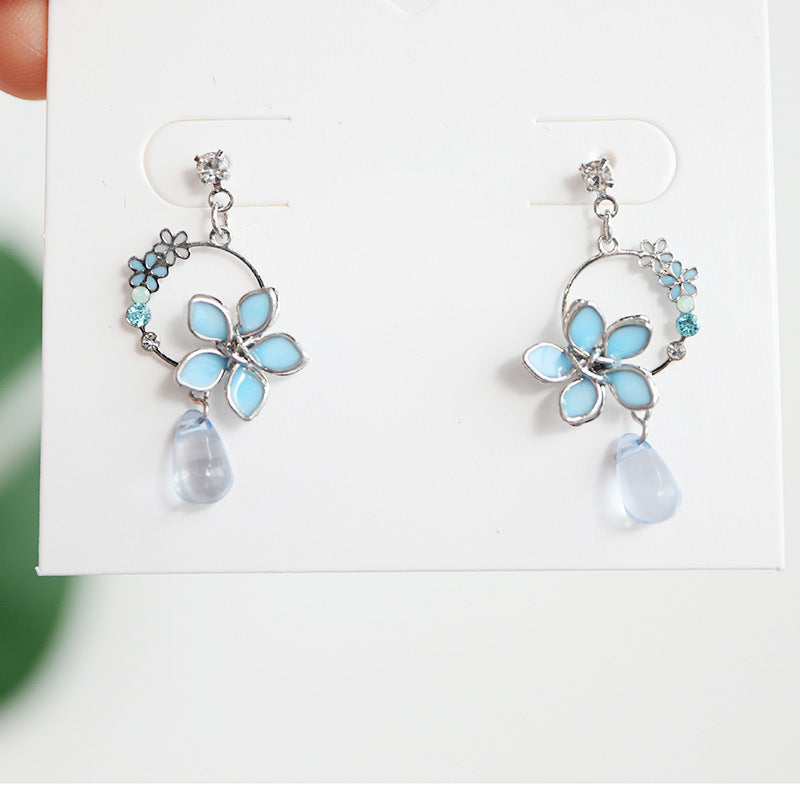 Sweet Floral Earrings/Clip On Earrings