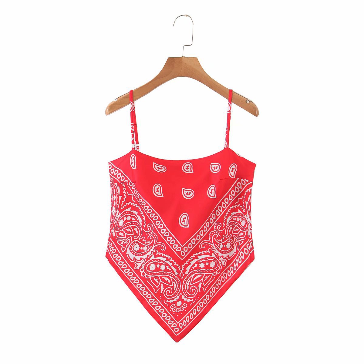 Floral Cami Top Satin Beach Wear  - M I I X A S