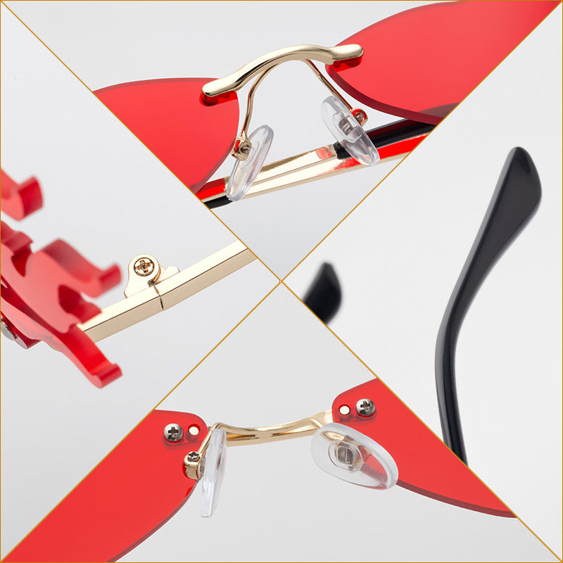 Flame Frameless Fashion Sunglasses