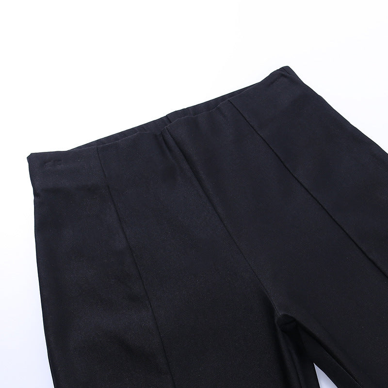 Slim Split Straight Pant Women