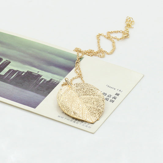 Gold Leaf Necklace