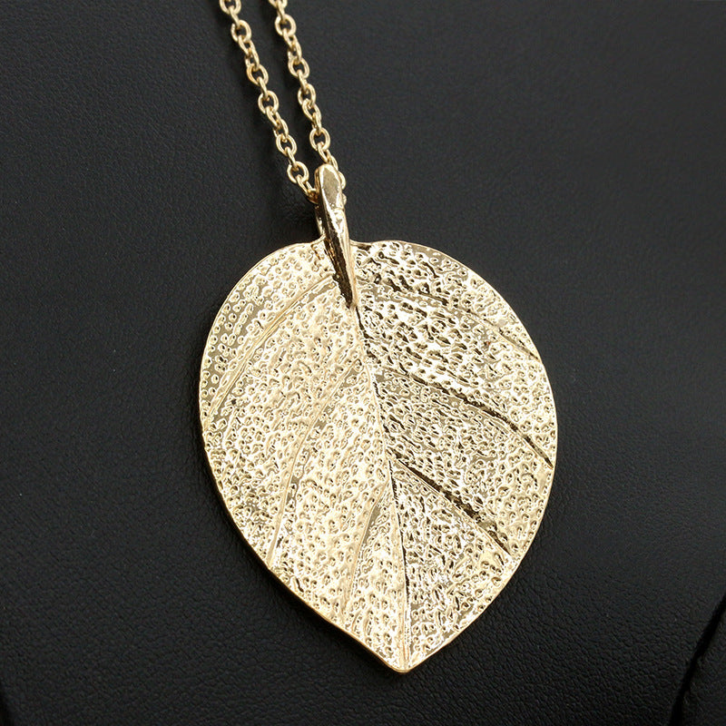 Gold Leaf Necklace