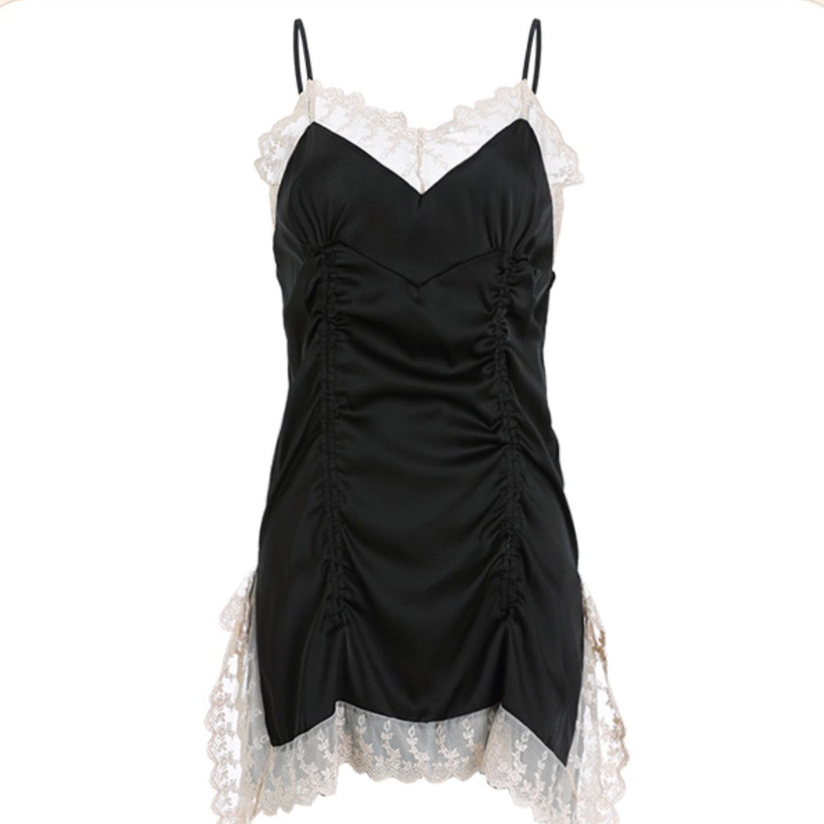 Lace Silk Cami Night Dress