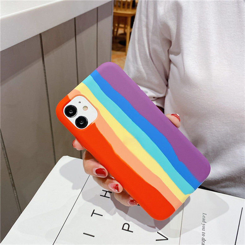 Rainbow Silicone iPhone Cases