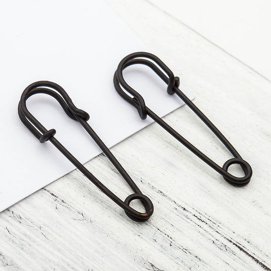 Safety Pin Design Earrings