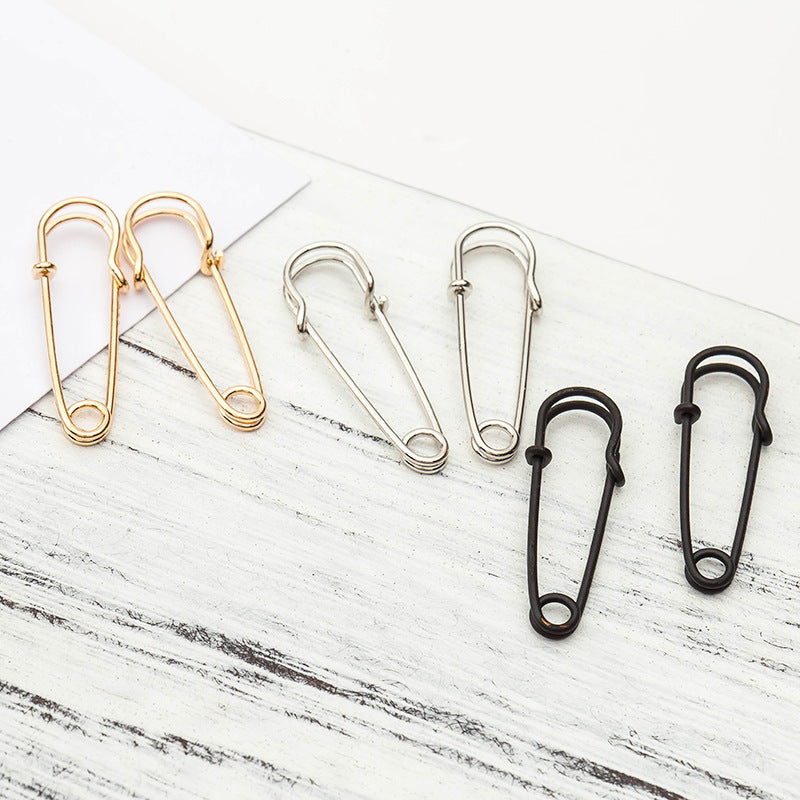 Safety Pin Design Earrings