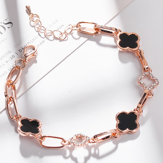 Clover Crystal Bracelet