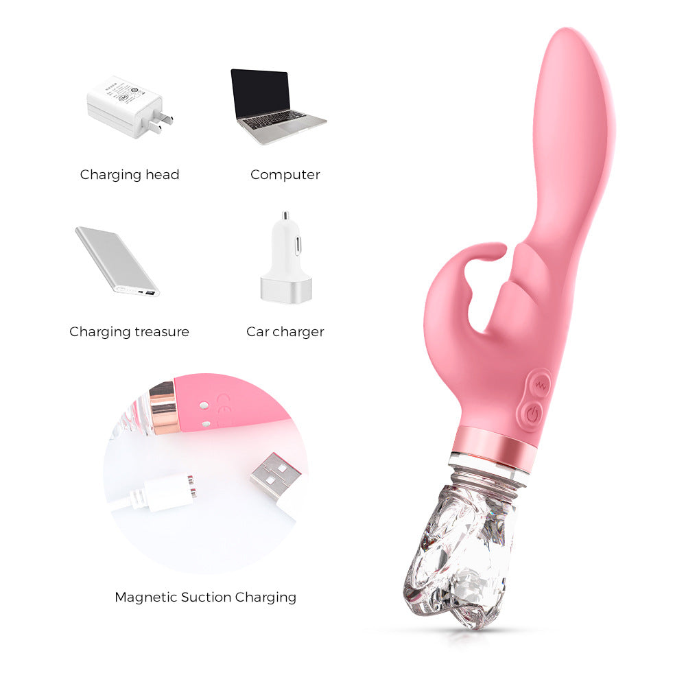 Color Light Clitoral Stimulator Massager G-Spot Vibrator - M I I X A S