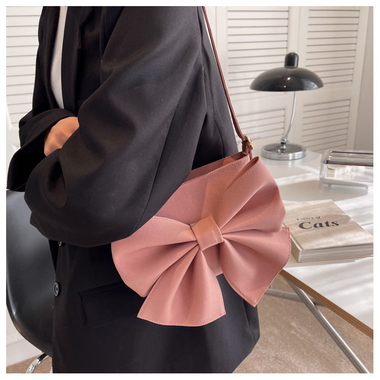 Front Ribbon Bow Crossbody Bag - M I I X A S