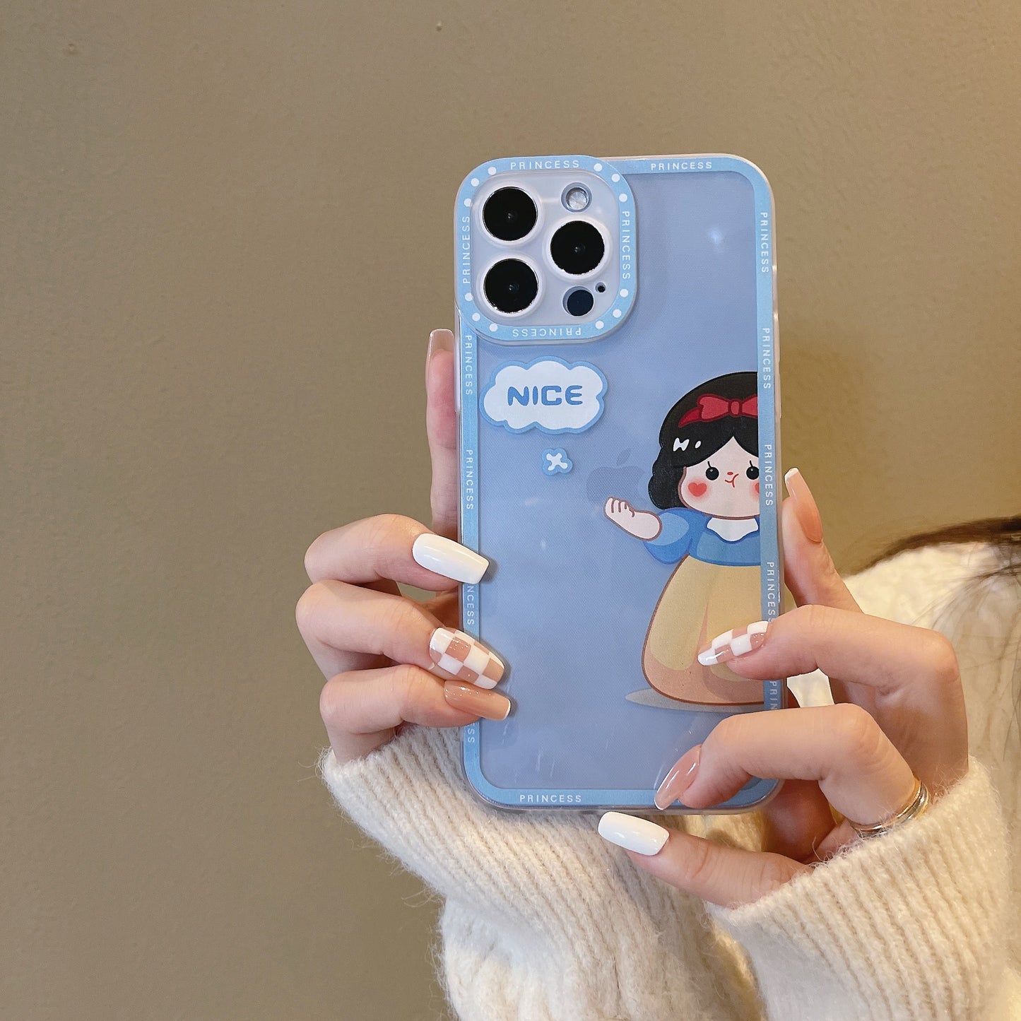 Cute Snow White Soft iPhone Cases