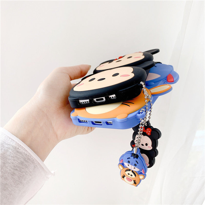 Cute Cartoon With Pendant iPhone Cases