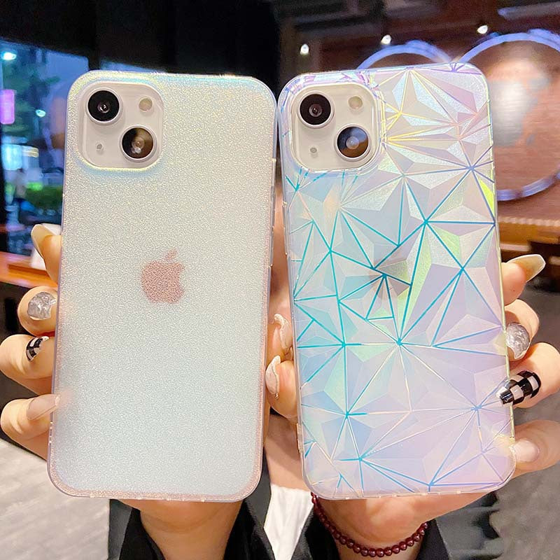 Colorful Laser Gradient iPhone Cases