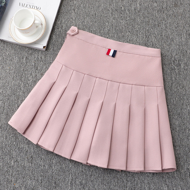 A-Line Folds Button Skirts - M I I X A S