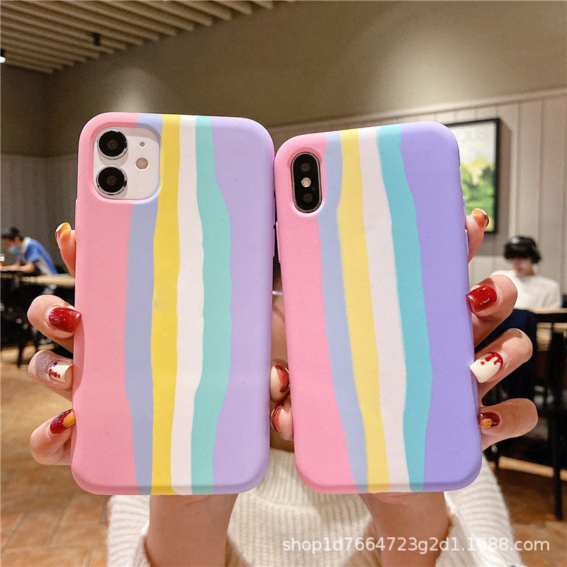 Rainbow Silicone iPhone Cases