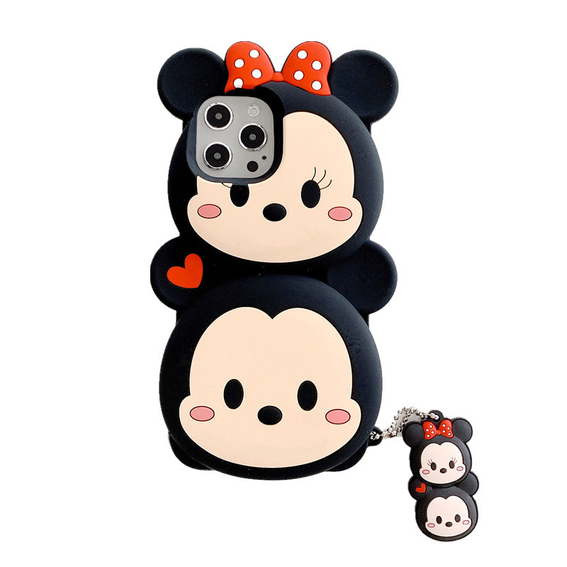 Cute Cartoon With Pendant iPhone Cases