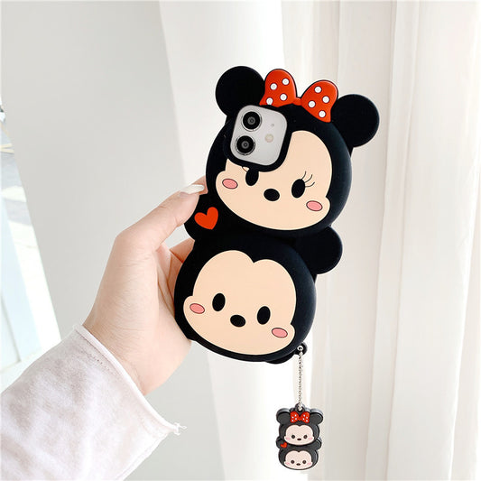 Cute Cartoon With Pendant iPhone Cases