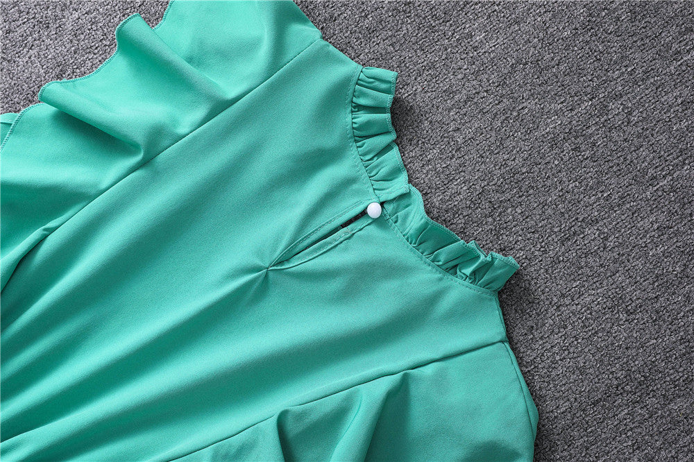 Tiffany Blue Butterfly Sleeve Dress - M I I X A S