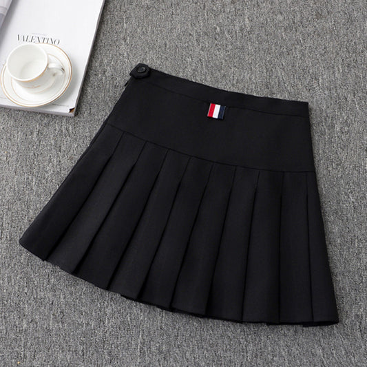 A-Line Folds Button Skirts - M I I X A S