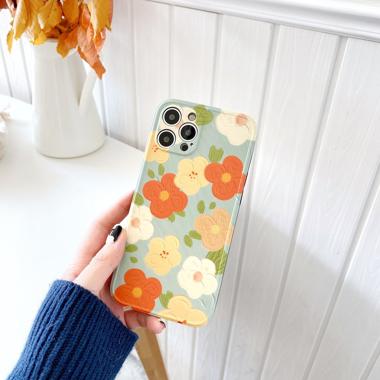 Oil Painting Floral iPhone Cases