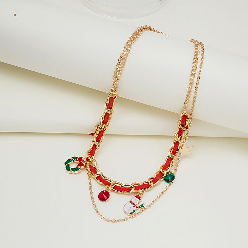 Christmas Decor Pendant Necklace