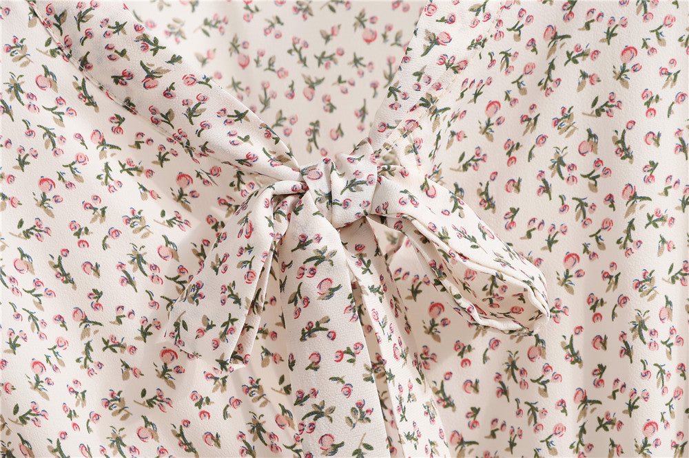 Mini Floral Knot A Line Dress - M I I X A S