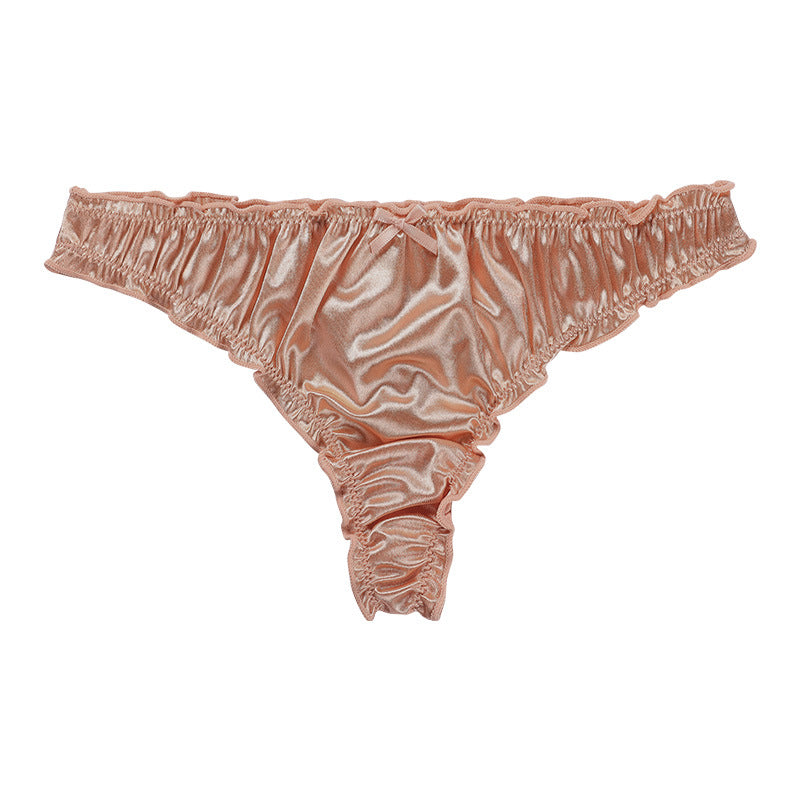 Lettuce Trim Satin Panty - M I I X A S